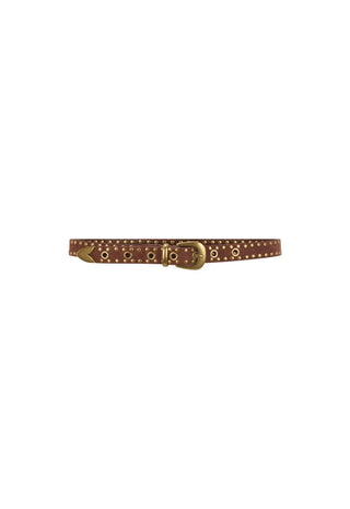 a-brown-leather-belt-with-gold-tone-studs-and-a-gold-buckle-displayed-horizontally-against-a-plain-white-background