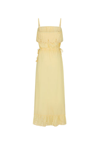 a-pale-yellow-midi-dress-with-thin-shoulder-straps-a-square-neckline-and-a-gathered-waist-with-side-ties-shown-on-a-plain-white-background