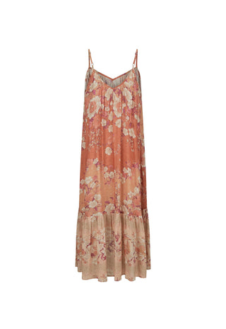 a-sleeveless-floral-midi-dress-with-thin-spaghetti-straps-a-v-neckline-and-a-tiered-ruffle-hem-shown-against-a-plain-white-background