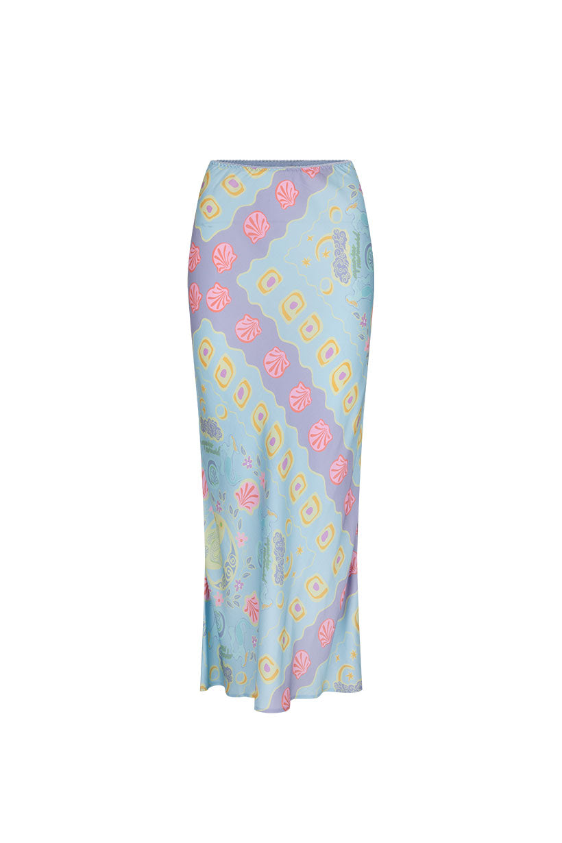 Aquarius Bias Maxi Skirt – SPELL - USA