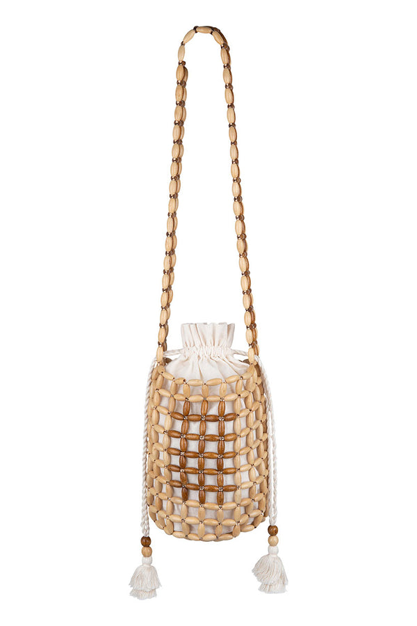 Prada gold outlet net bag