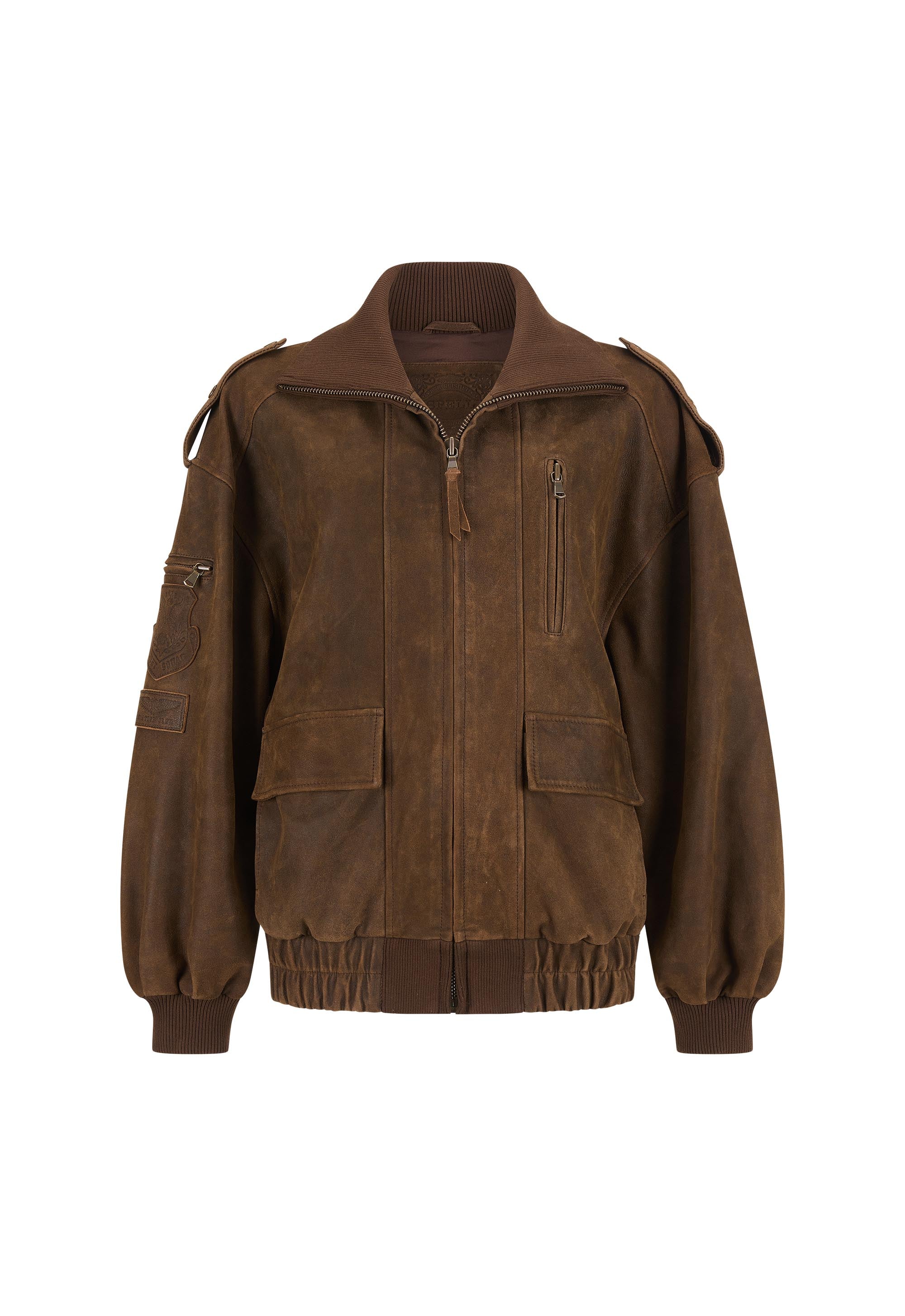 Fontaine Leather Bomber Jacket – SPELL - USA