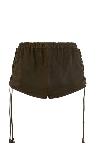 Fontaine Leather Mini Short
