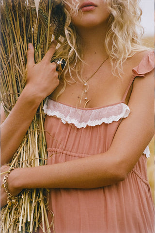 Poison Peach Mini Dress SPELL - USA Poison Peach Mini Dress SPELL - USA