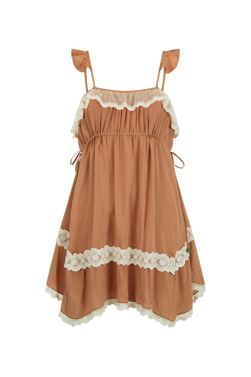 Poison Peach Mini Dress – SPELL - USA