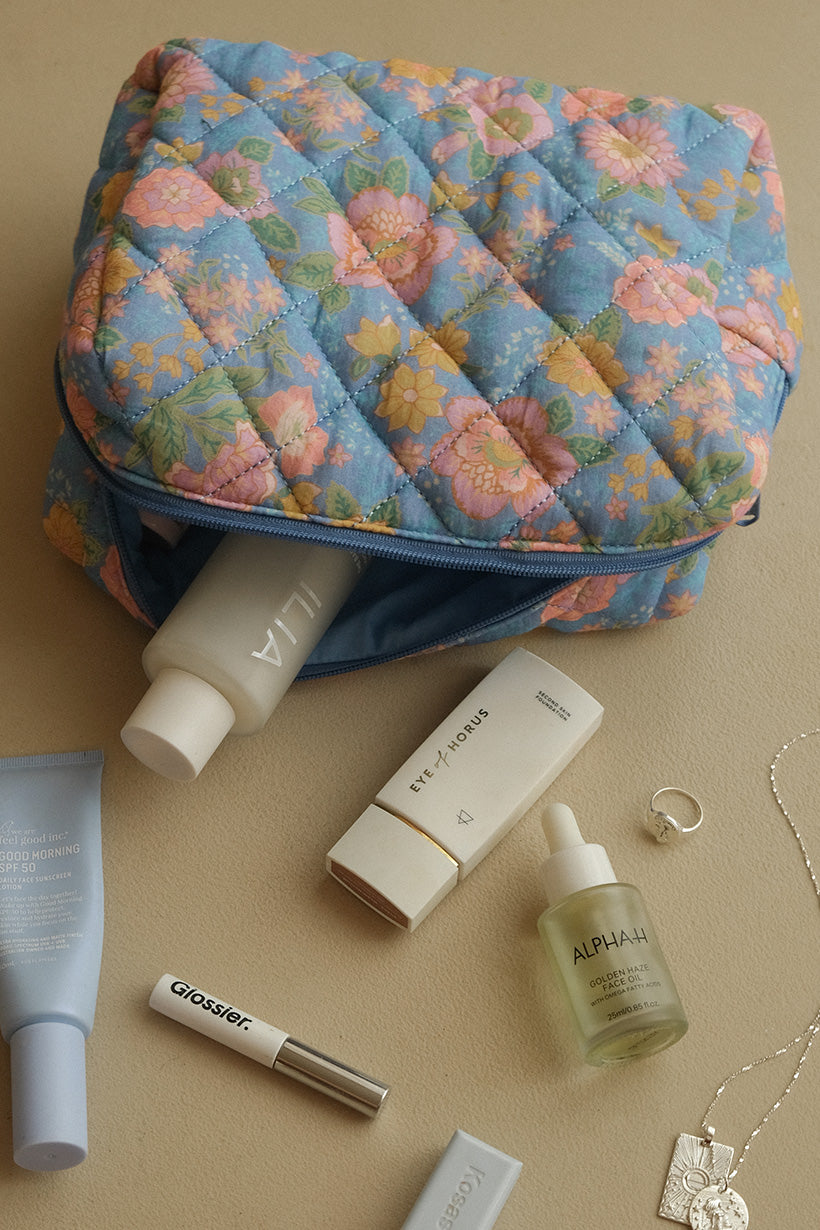 Renew Quilted Large Make Up Bag – SPELL - USA