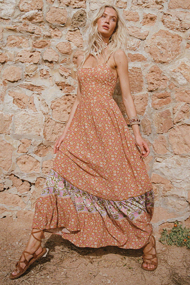 Sienna Strappy Maxi Dress – SPELL - USA