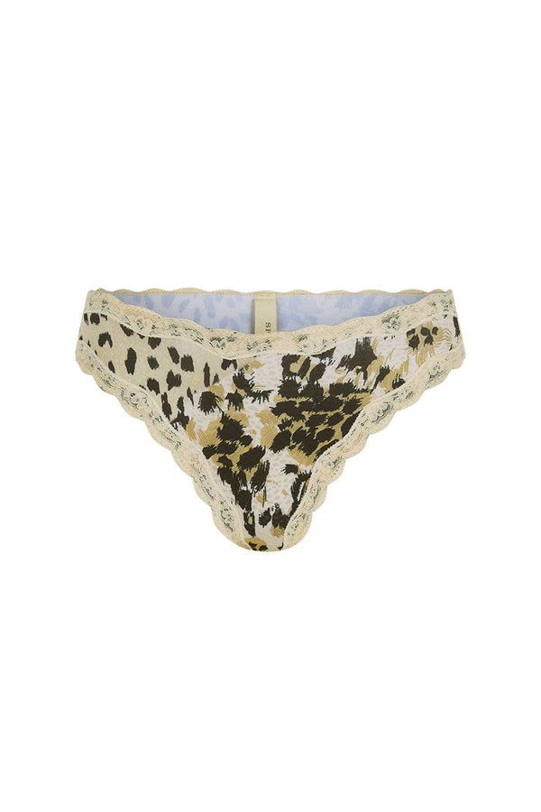 Snow Leopard Lace Brief – SPELL - USA