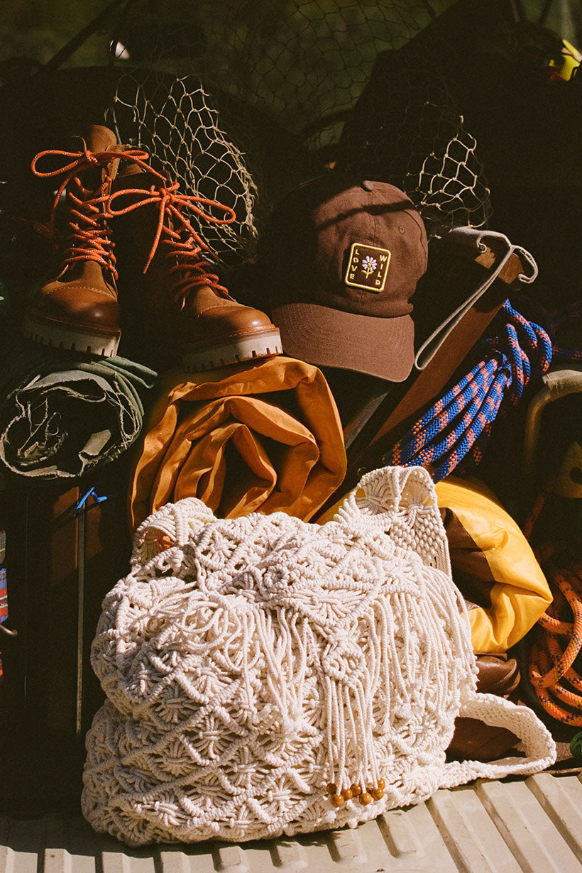 ロープバッグ【SPELL】Seaside Macrame Backpack/送料無料 Seaside Macrame Backpack – SPELL - USA