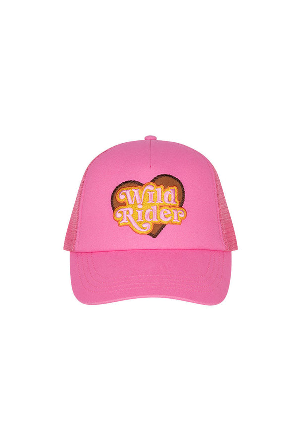 Spell WILD RIDER TRUCKER HAT WILD PLACES - Trucker - Orange – The Ampal Creative main image 4