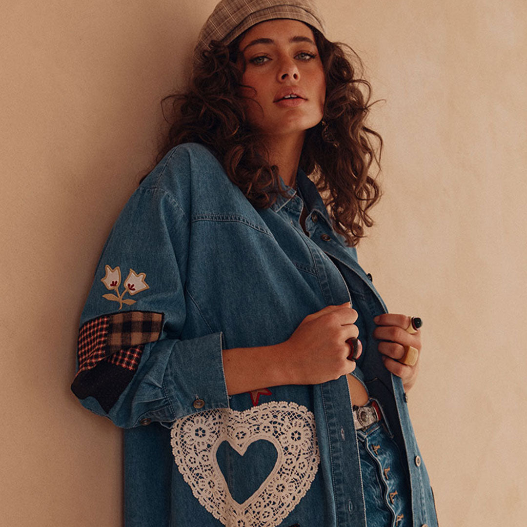 ANDREA&Co 新品DENIM ELEMENT ROMPERS   Sサイズ Denim - Jeans, Skirts & Jackets – SPELL - USA