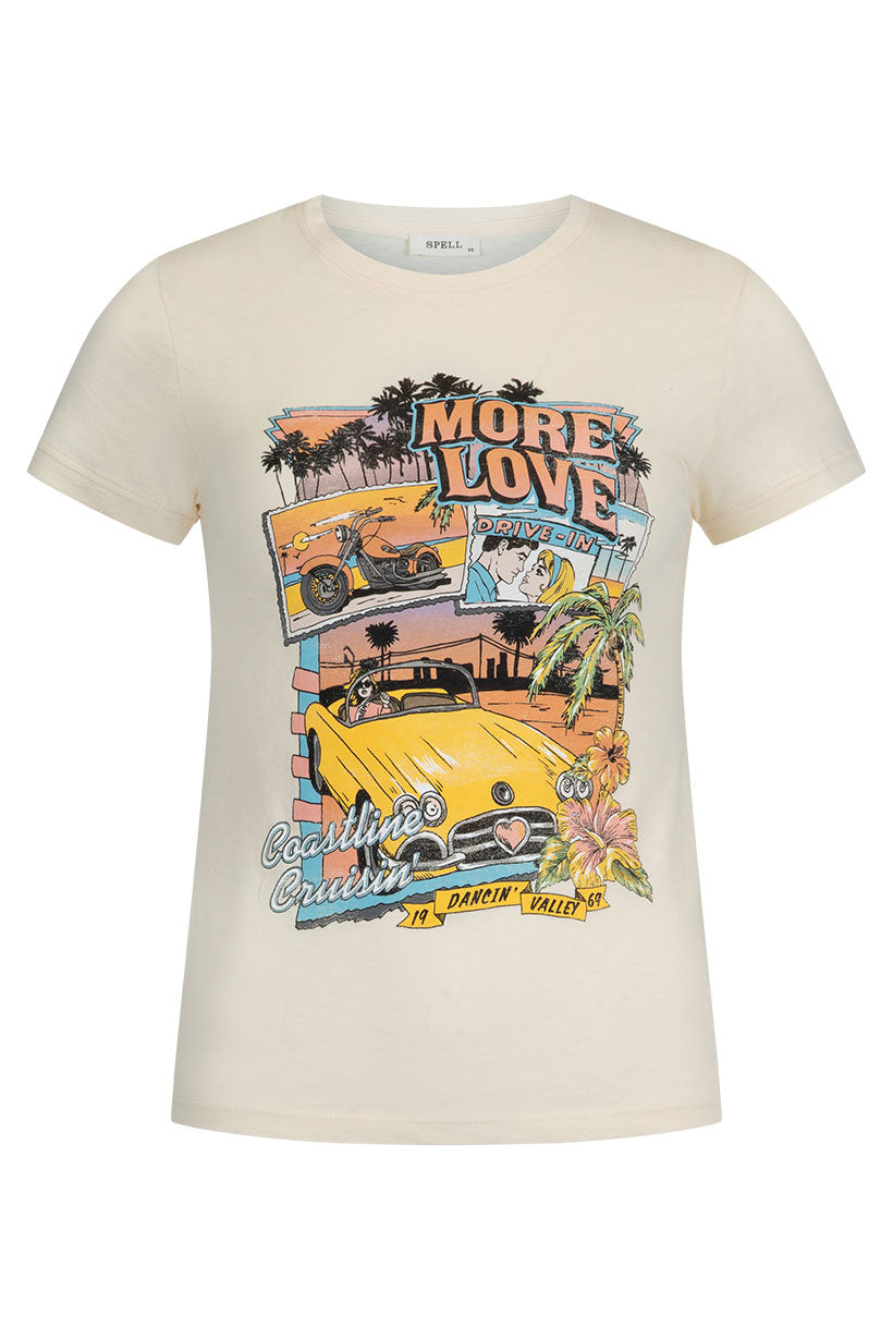 Coastline Cruisin' Shrunken Tee – SPELL - USA