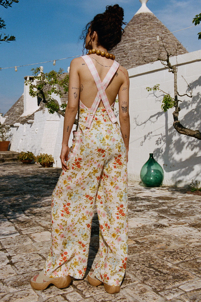 Flora Linen Jumpsuit SPELL USA