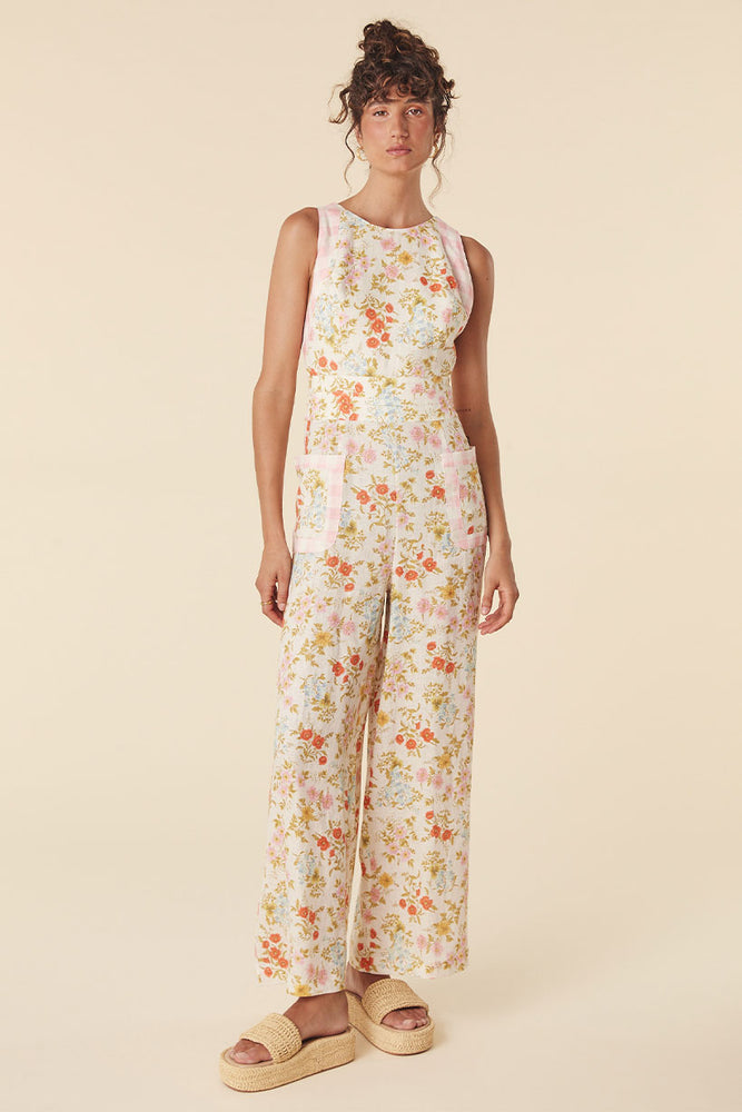 Flora Linen Jumpsuit 🛍️