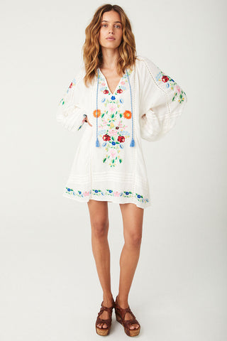 Florapaloosa Embroidered Tunic Dress SPELL - USA Florapaloosa Embroidered Tunic Dress SPELL - USA