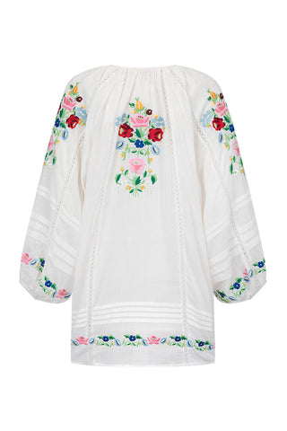 Florapaloosa Embroidered Tunic Dress SPELL - USA Florapaloosa Embroidered Tunic Dress SPELL - USA