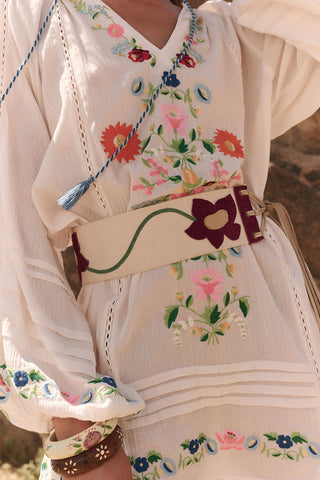 Florapaloosa Embroidered Tunic Dress SPELL - USA Florapaloosa Embroidered Tunic Dress SPELL - USA