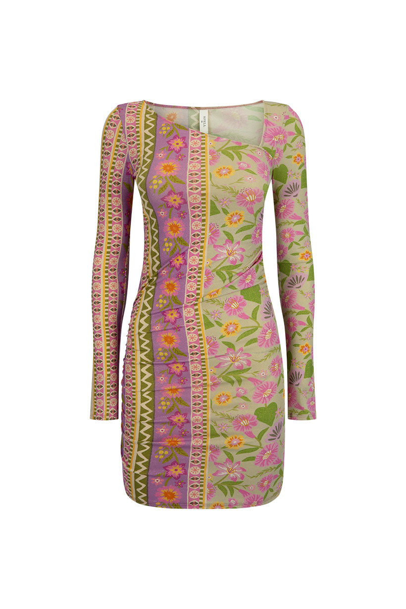 Goldie Shimmer Mini Dress
