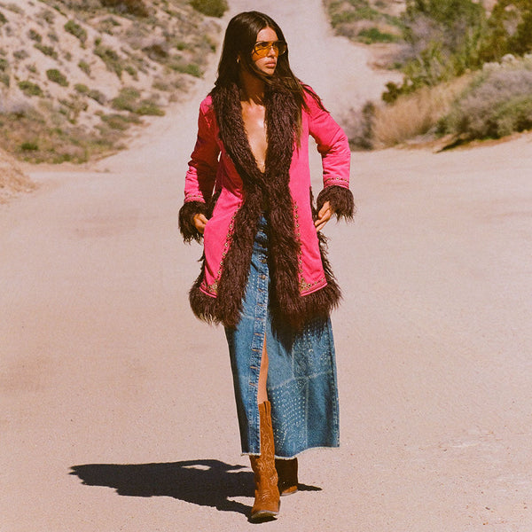porterna - heart glossy padded jacket - Codibook.