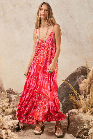 Libertine Strappy Maxi Dress In Multicolor | By Spell Modern Bohemian Clothing Online Libertine Strappy Maxi Dress In Multicolor | By Spell Modern Bohemian Clothing Online