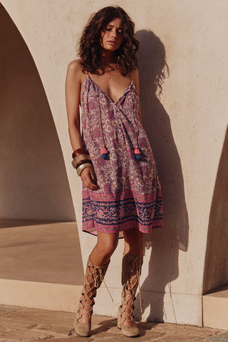 strappy mini dress Little Bird Strappy Mini Dress In Pink
