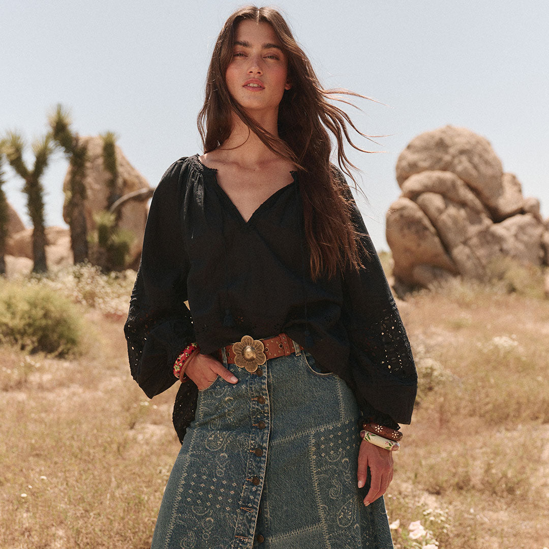 Love in the Afternoon Lace Blouse – SPELL - USA