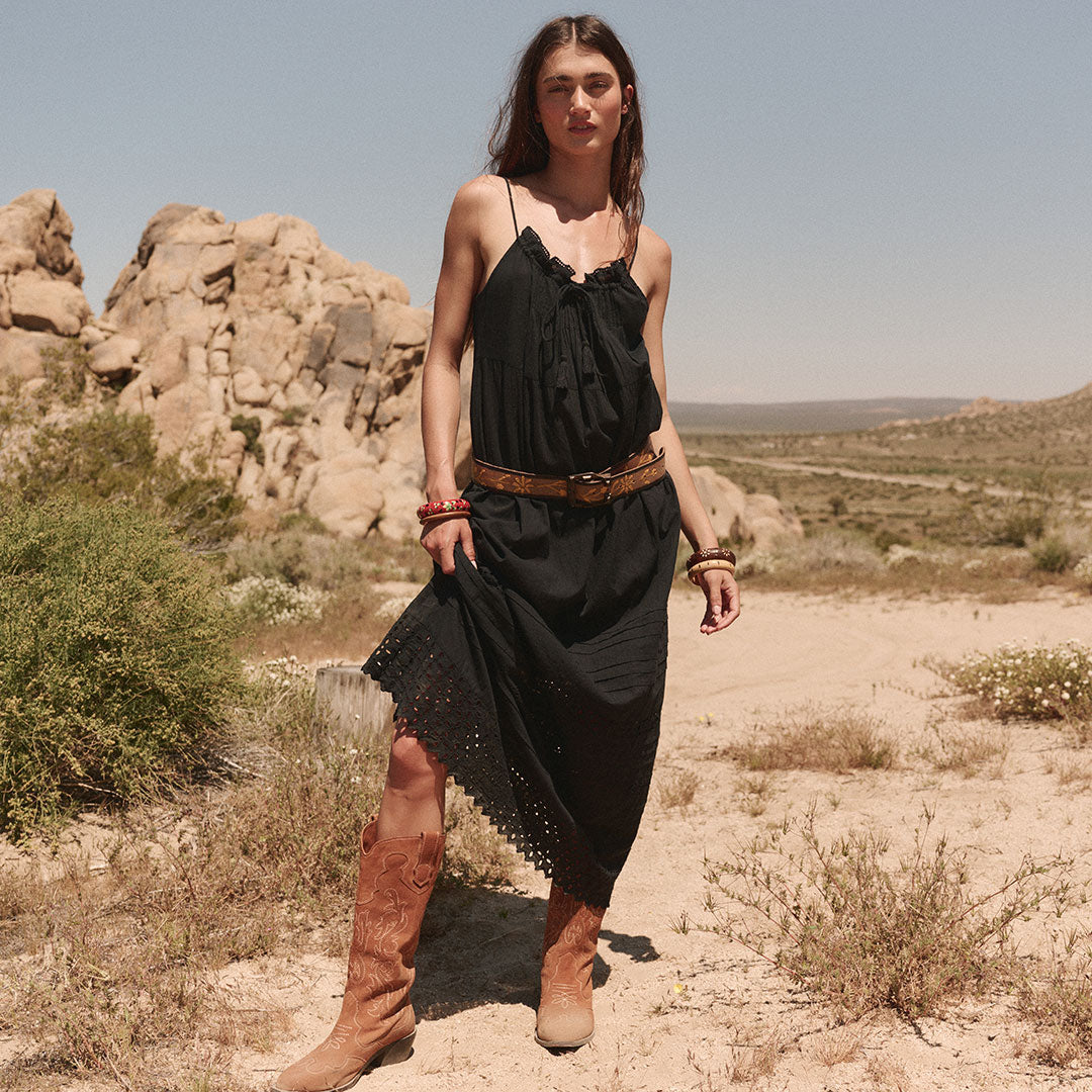 Love in the Afternoon Lace Maxi Dress SPELL - USA Love in the Afternoon Lace Maxi Dress SPELL - USA