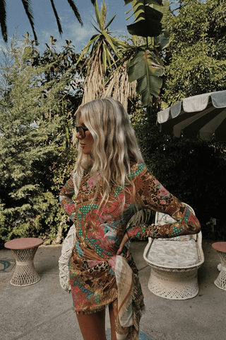 Lovers & Dreamers Mesh Long Sleeve Top – SPELL - USA Lovers & Dreamers Mesh Long Sleeve Top – SPELL - USA
