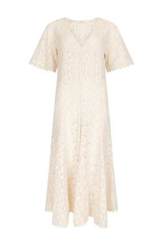 Lux Lisbon Lace Handkerchief Dress In White | By Spell Modern Bohemian Clothing Online | Buy Maxi Dress Online Lux Lisbon Lace Handkerchief Dress In White | By Spell Modern Bohemian Clothing Online | Buy Maxi Dress Online