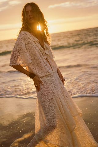 Lux Lisbon Lace Handkerchief Skirt in White | by Spell Modern Bohemian Clothing Online | Buy Maxi Skirt Online Lux Lisbon Lace Handkerchief Skirt in White | by Spell Modern Bohemian Clothing Online | Buy Maxi Skirt Online