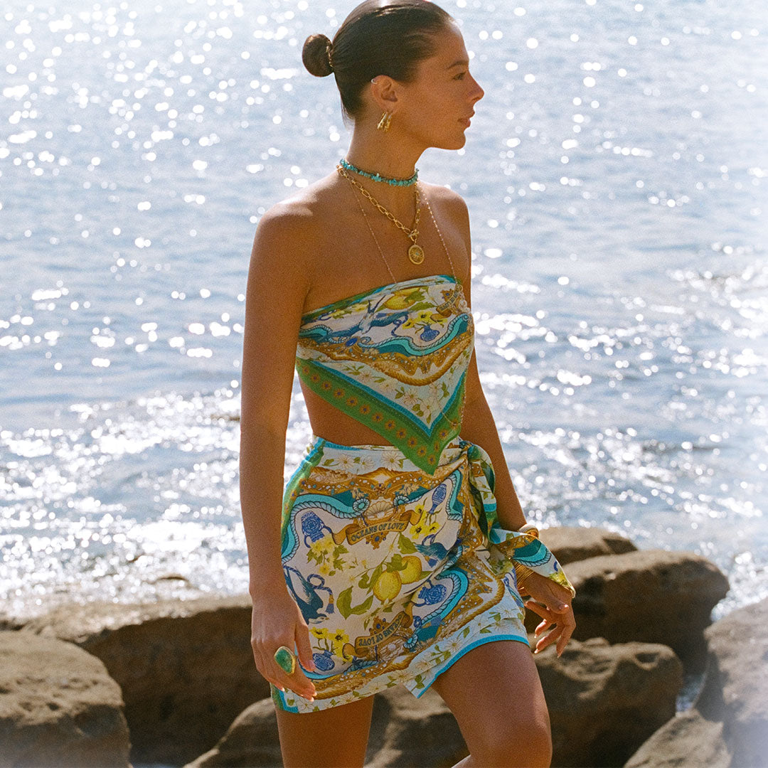 Maddelena Wrap Skirt – SPELL - USA