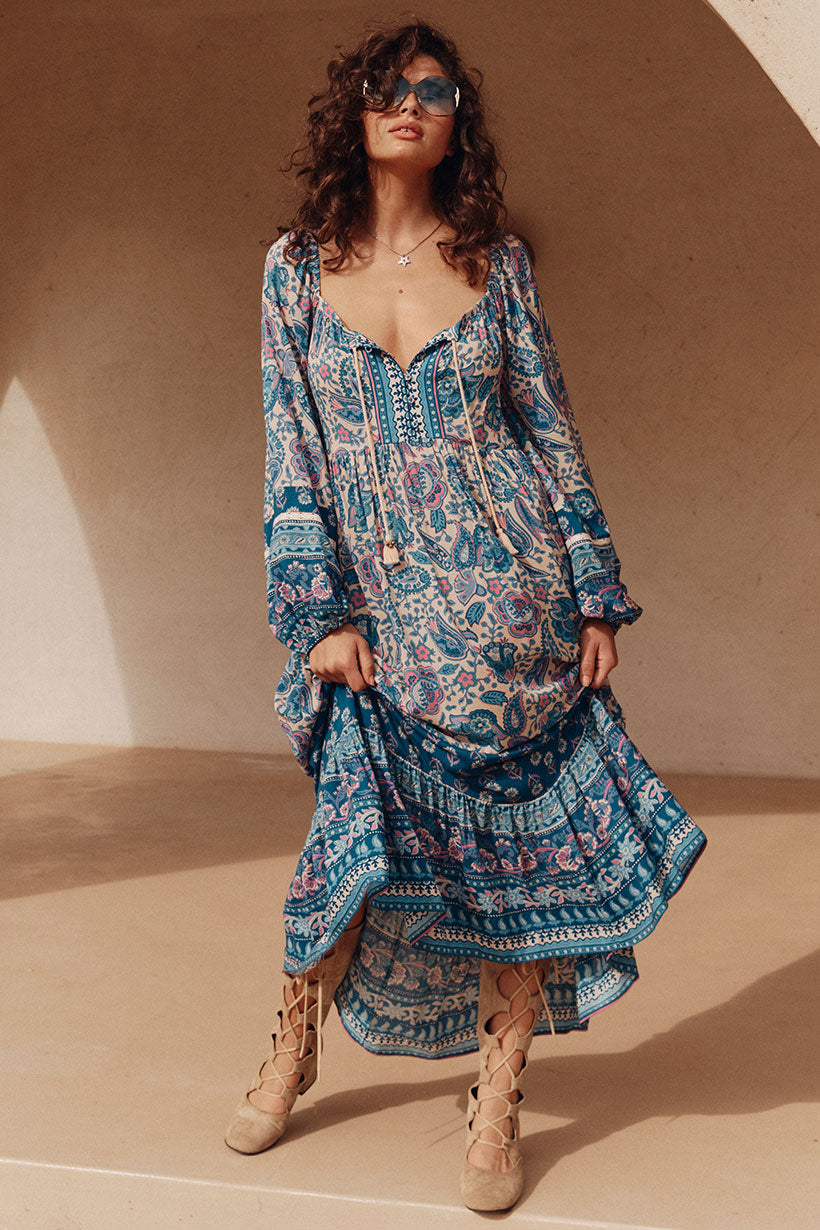 spell long sleeve dress Marmont Gown