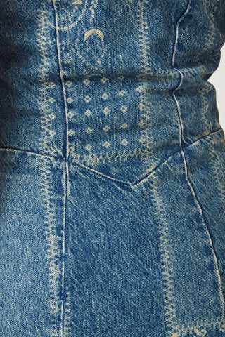 Road Trip Denim Vest Dress SPELL - USA Road Trip Denim Vest Dress SPELL - USA
