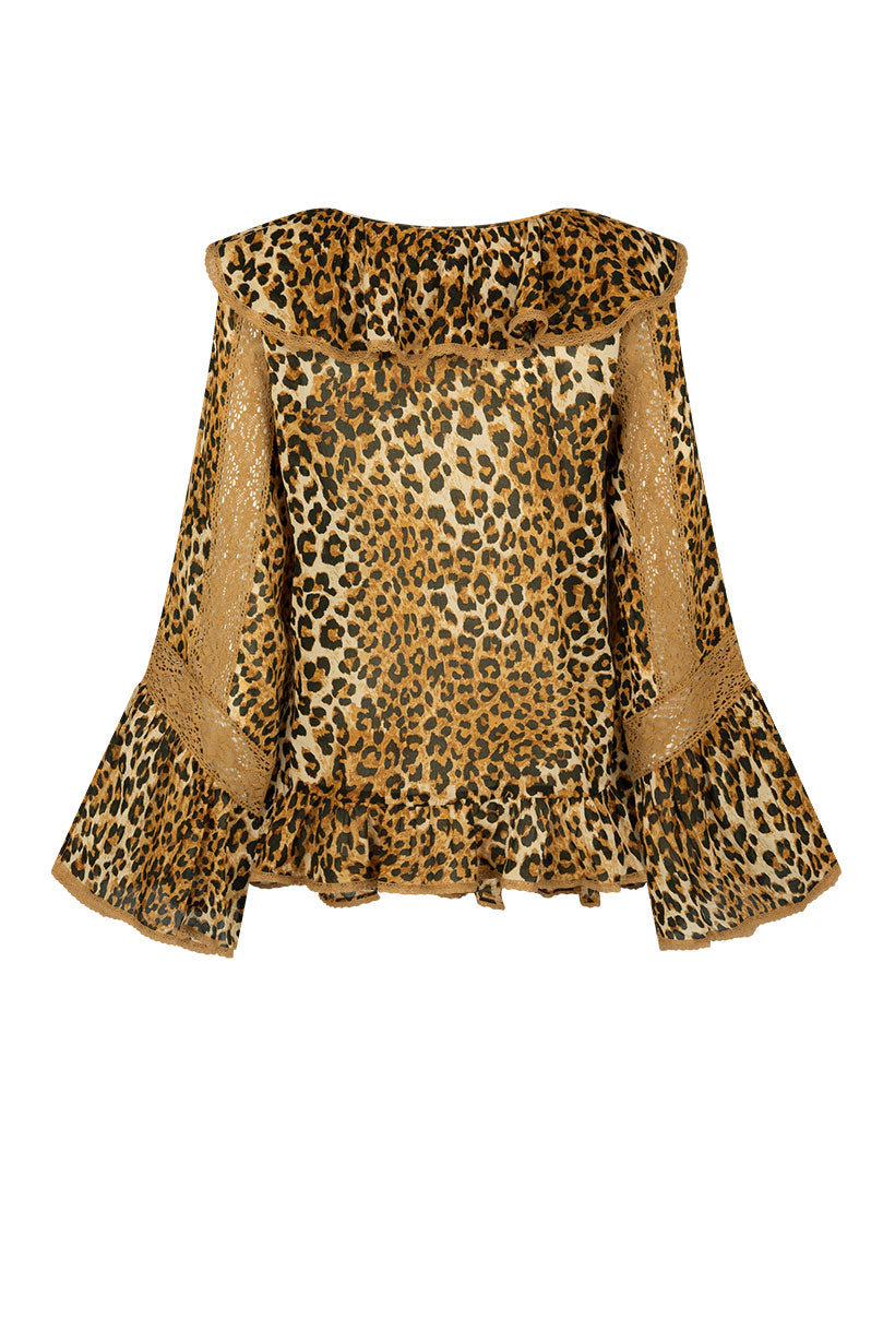 Samantha Lace Frill Blouse – SPELL - USA