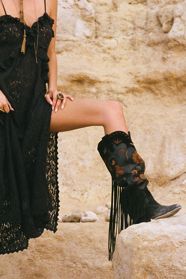 Sannah Fringe Boot – SPELL