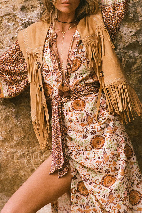 Sannah Boho Maxi Dress In Orange | By Spell Modern Bohemian Clothing Online Sannah Boho Maxi Dress In Orange | By Spell Modern Bohemian Clothing Online