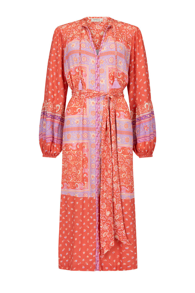 Sunshine Bandit Button Through Dress – SPELL - USA