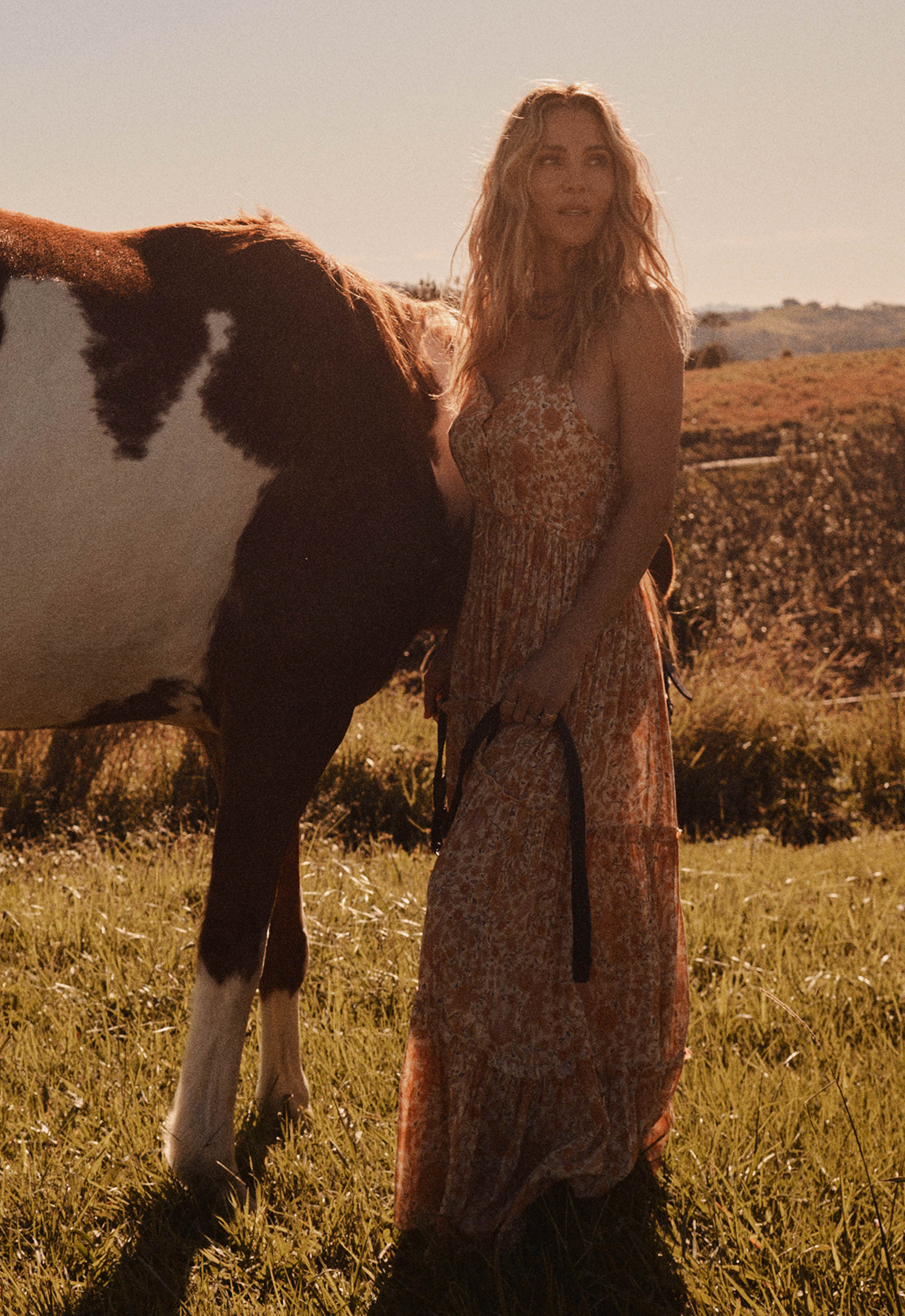 Sunwashed Strappy Midi Dress – SPELL - USA