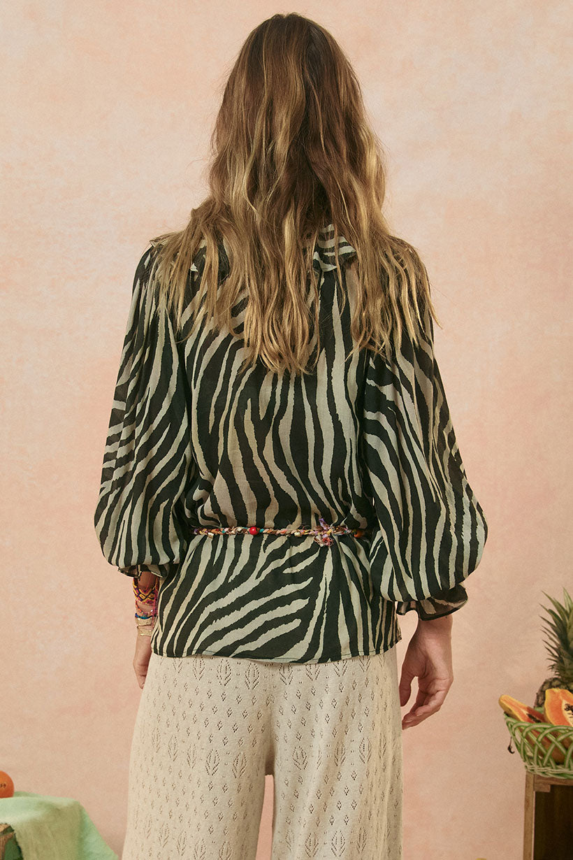 アパルトモン　Lisière Zebra Blouse Zevra Blouse – SPELL - USA