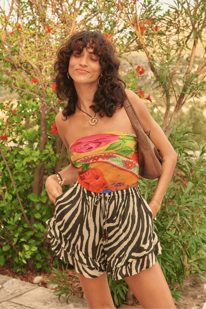 Zevra Shorts & Aphrodite Scarf Set – SPELL - USA