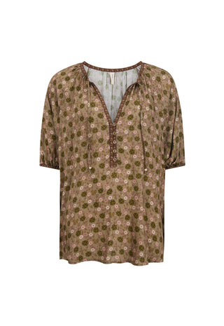 Swan Lake Short Sleeve Blouse
