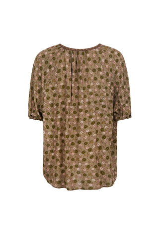 Swan Lake Short Sleeve Blouse