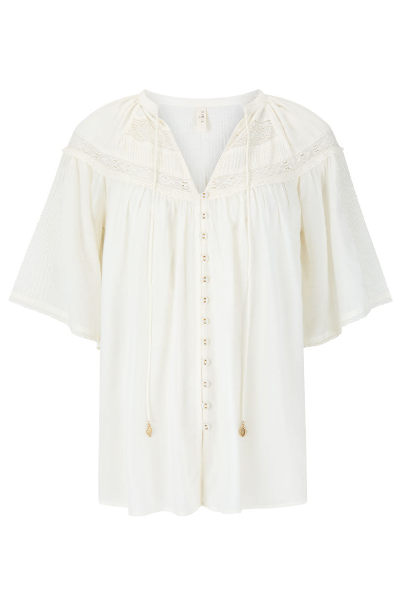Teodora Short Sleeve Blouse – SPELL - USA