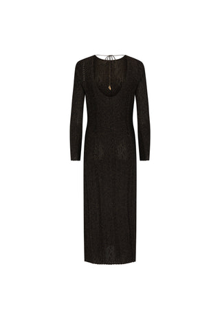The Moss Knit Backless Maxi Dress SPELL - USA The Moss Knit Backless Maxi Dress SPELL - USA