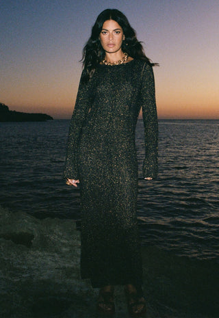 The Moss Knit Mini Dress SPELL - USA The Moss Knit Mini Dress SPELL - USA