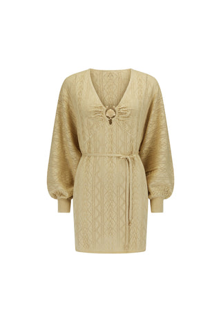 The Moss Knit Mini Dress SPELL - USA The Moss Knit Mini Dress SPELL - USA