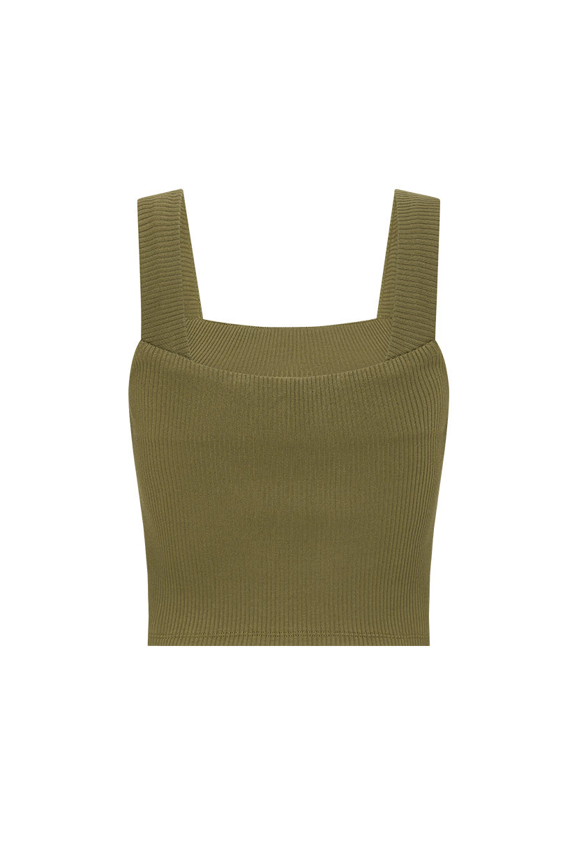 Mazzy Ribbed Top – SPELL - USA