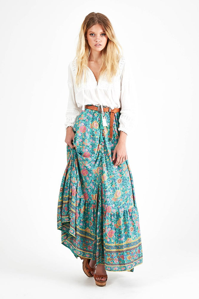Folk Town Maxi Skirt